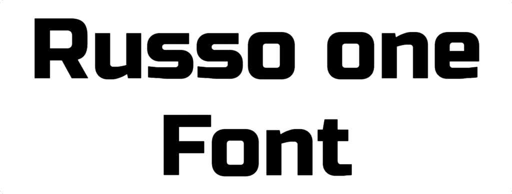 Russo one Font Download