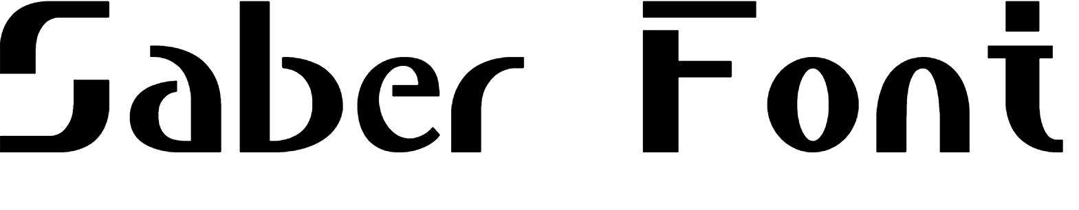Saber Font Download