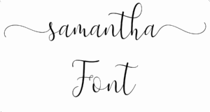 Samantha Font Download