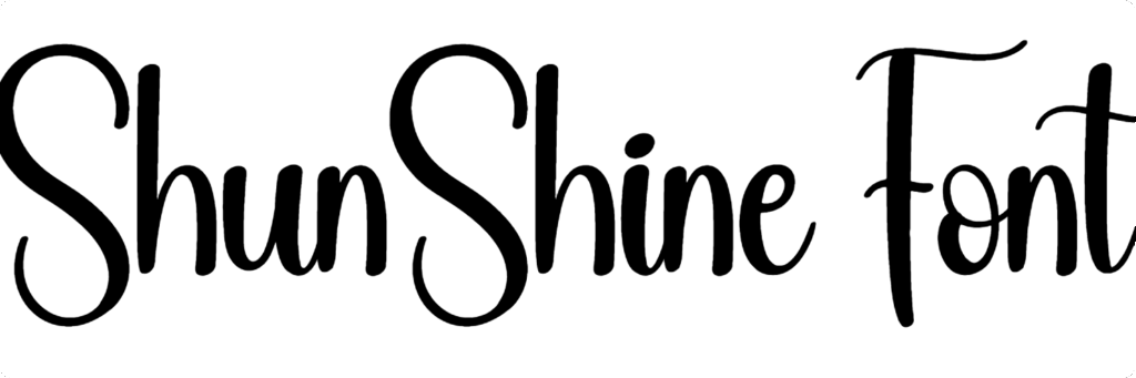 ShunShine Font Download