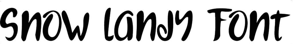 Snow Landy Font Download