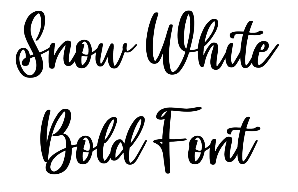 Snow White Bold Font Download