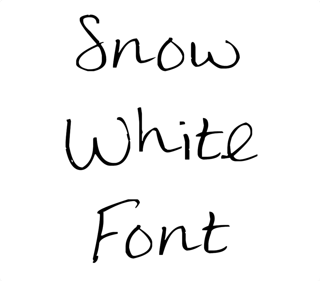 Snow White Font Download