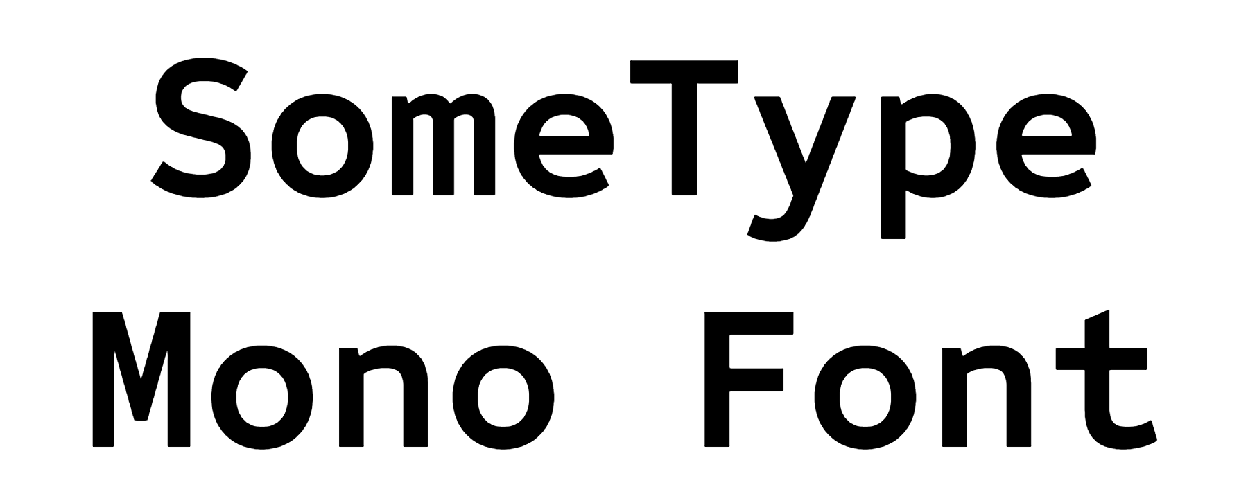 SomeType Mono Font Download