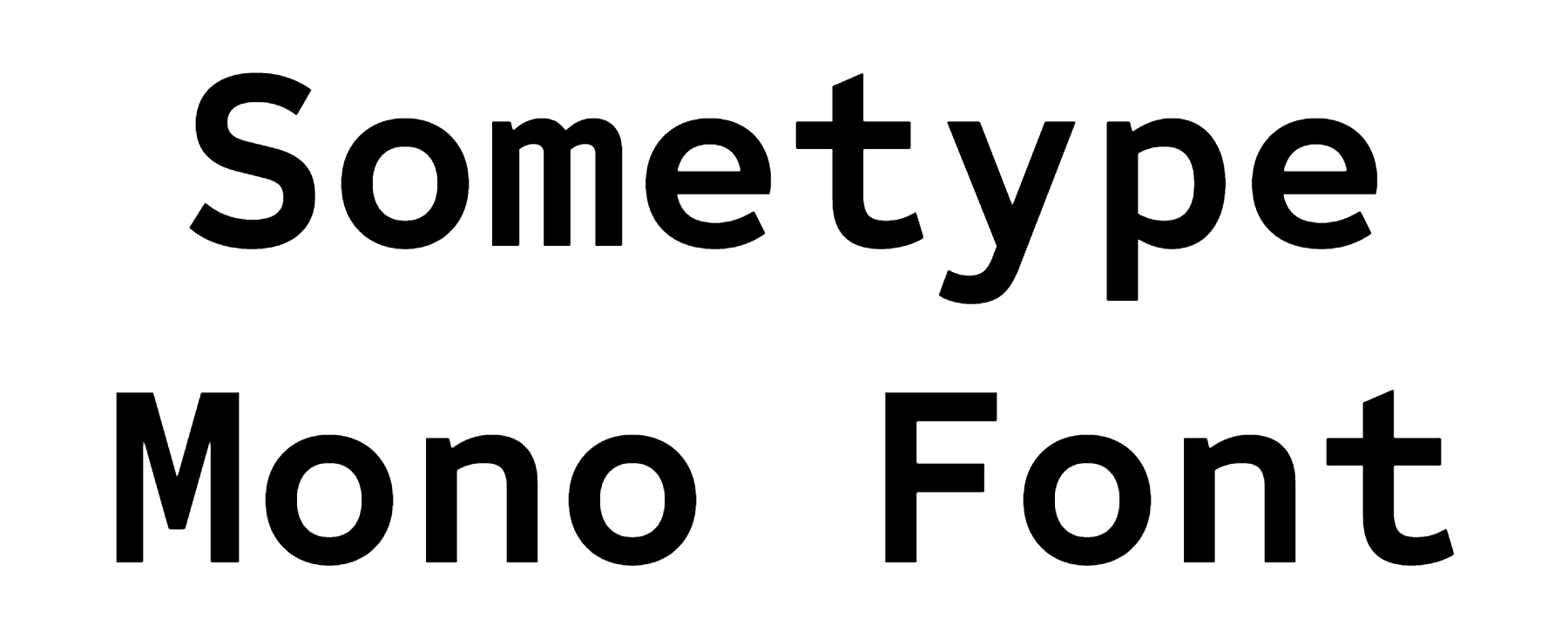 Sometype Mono Font Download