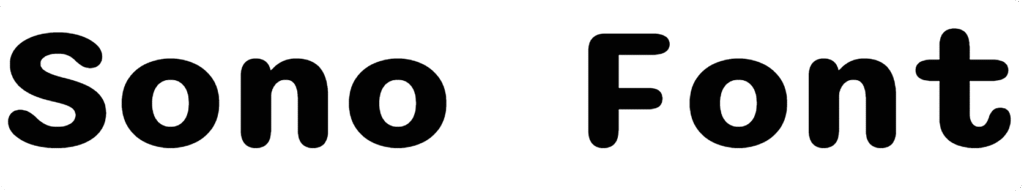Sono Font Download