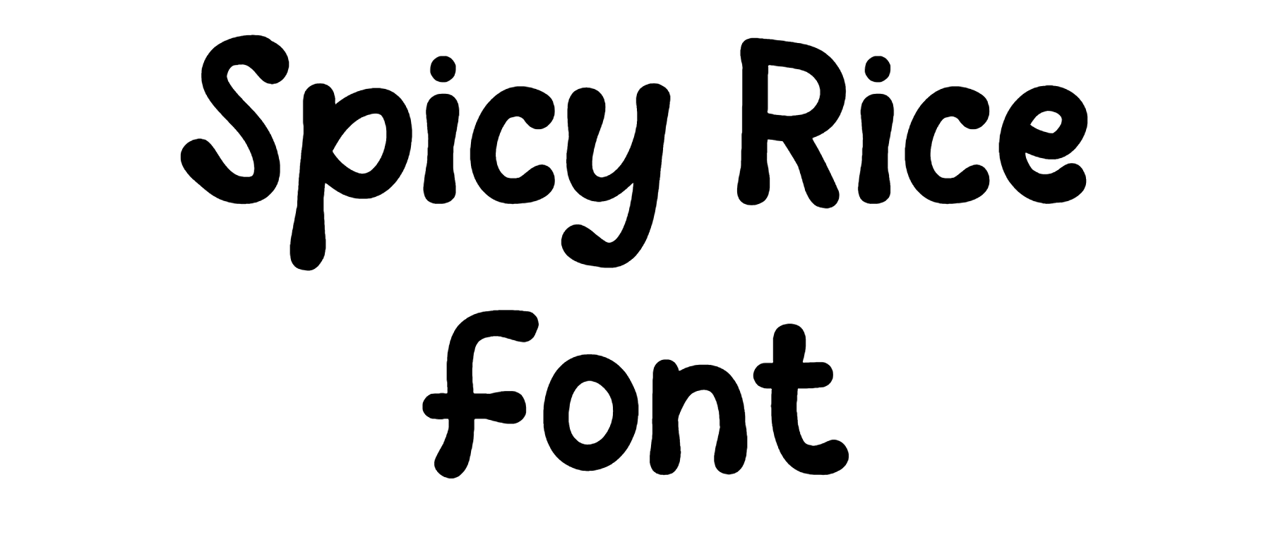 Spicy Rice Font Download