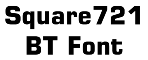 Square721 BT Font Download