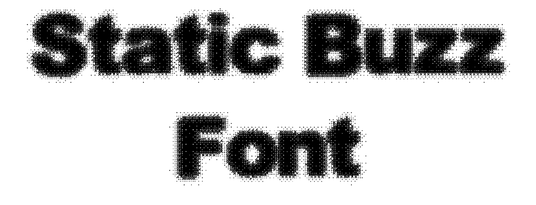 Static Buzz Font Download