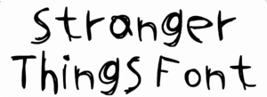 Stranger Things Font Download