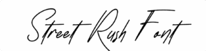 Street Rush Font Download