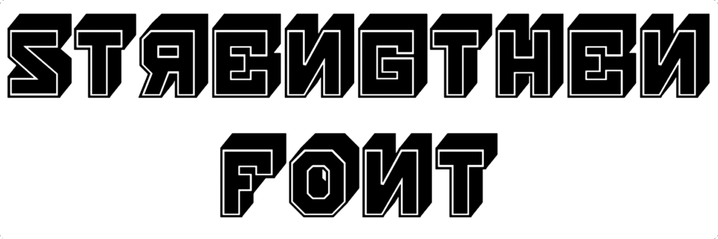 Strengthen Font Download