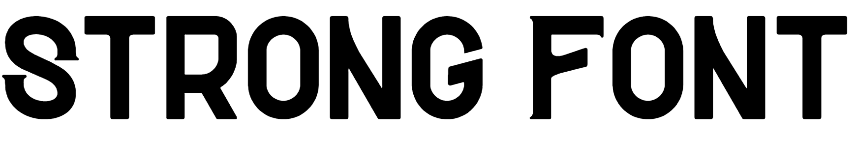 Strong Font Download