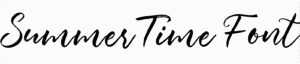 SummerTime Font Download
