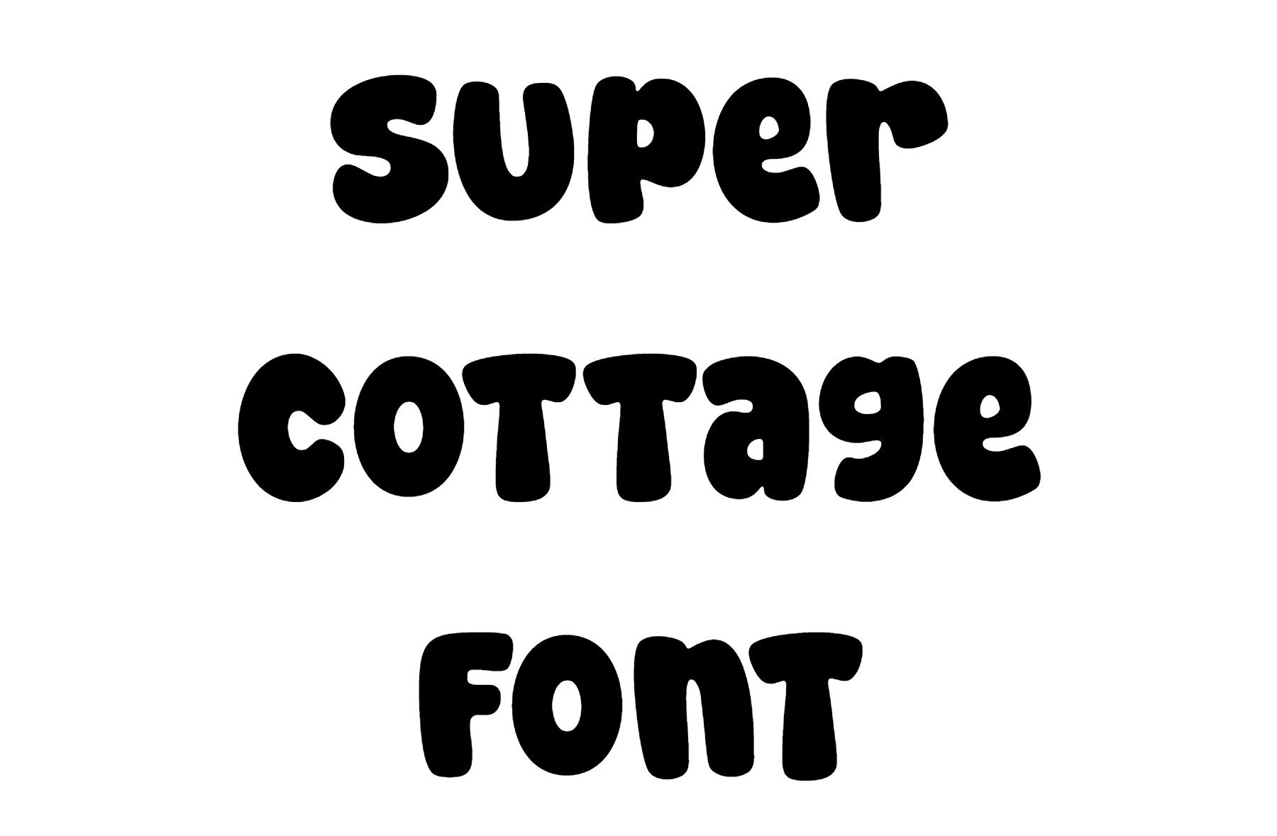 Super Cottage Font Download