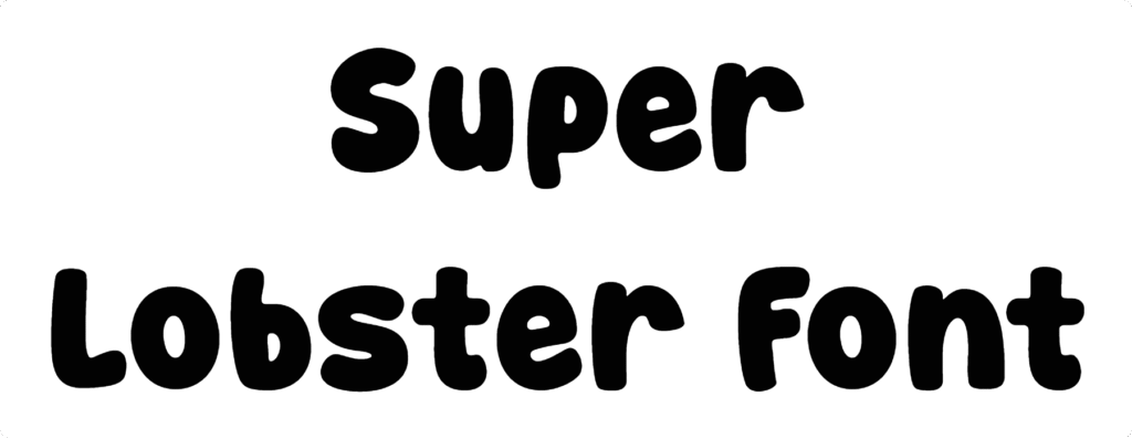 Super Lobster Font Download