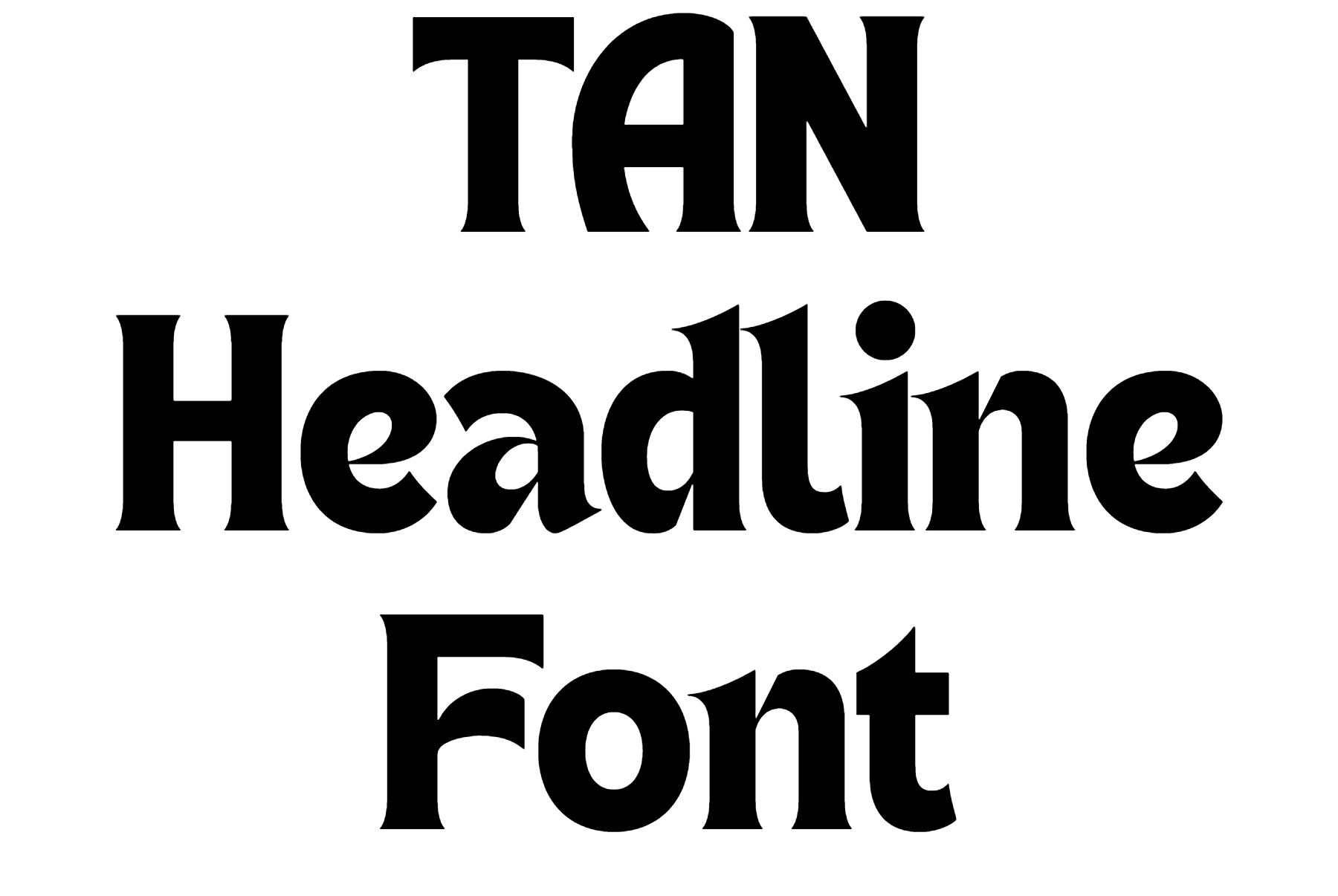 TAN Headline Font Download