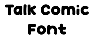 Talk Comic Font Download