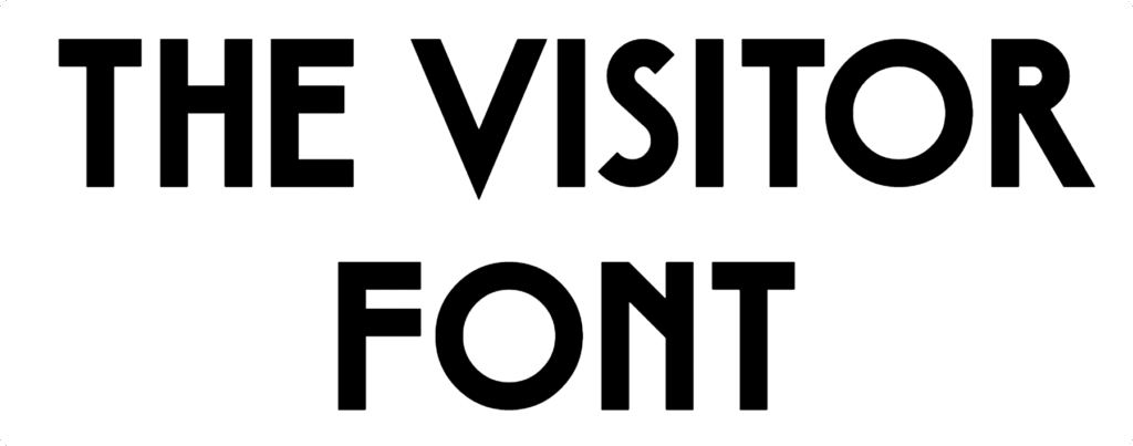 The Visitor Font Download