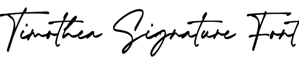 Timothea Signature Font Download