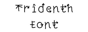 Tridenth Font Download