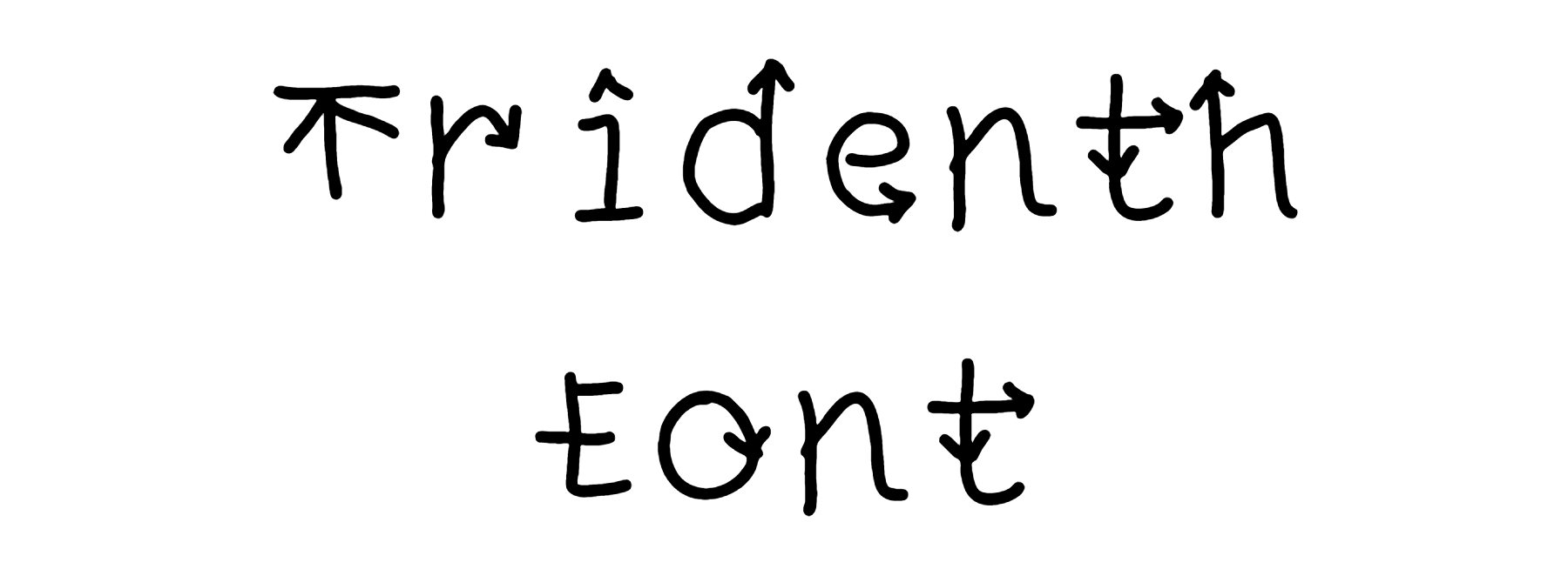 Tridenth Font Download