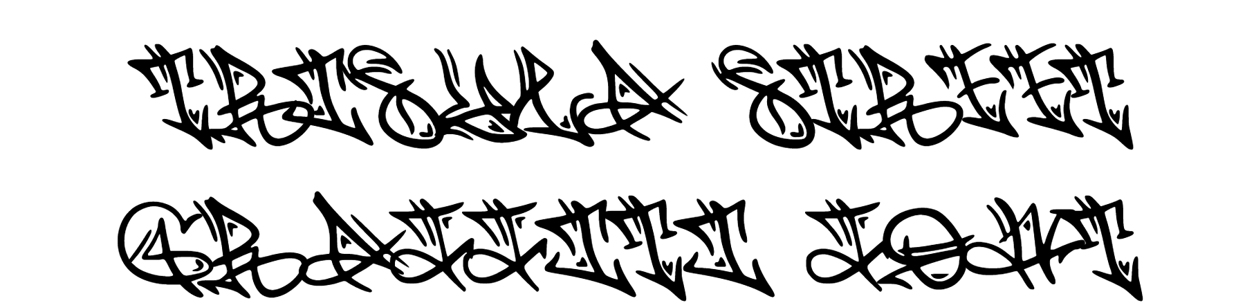 Trisula Street Graffiti Font Download