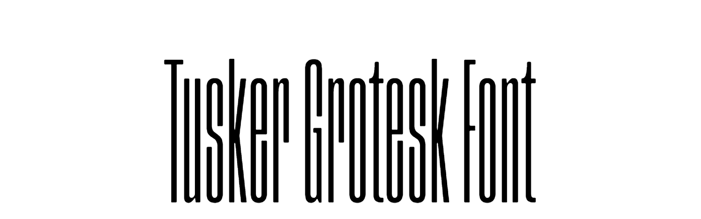 Tusker Grotesk Font Download