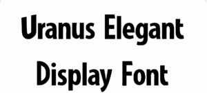 Uranus Font Download