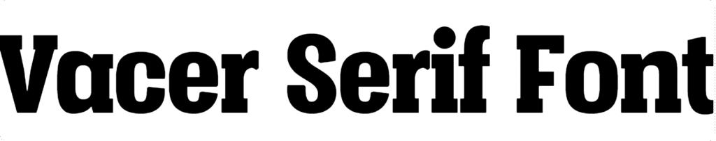Vacer Serif Font Download