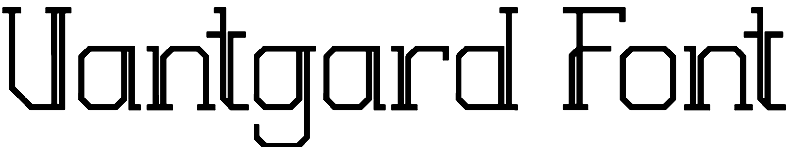 Vantgard Font Download