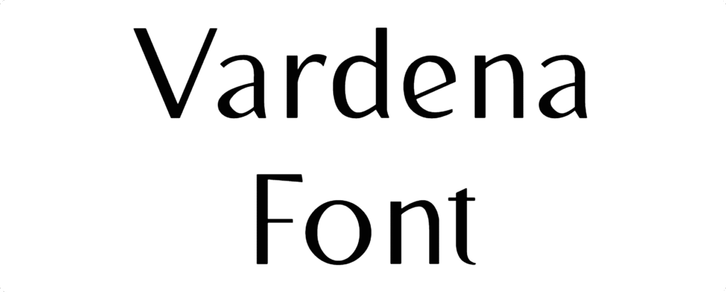 Vardena Font Download