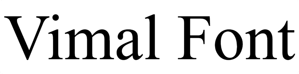 Vimal Font Download