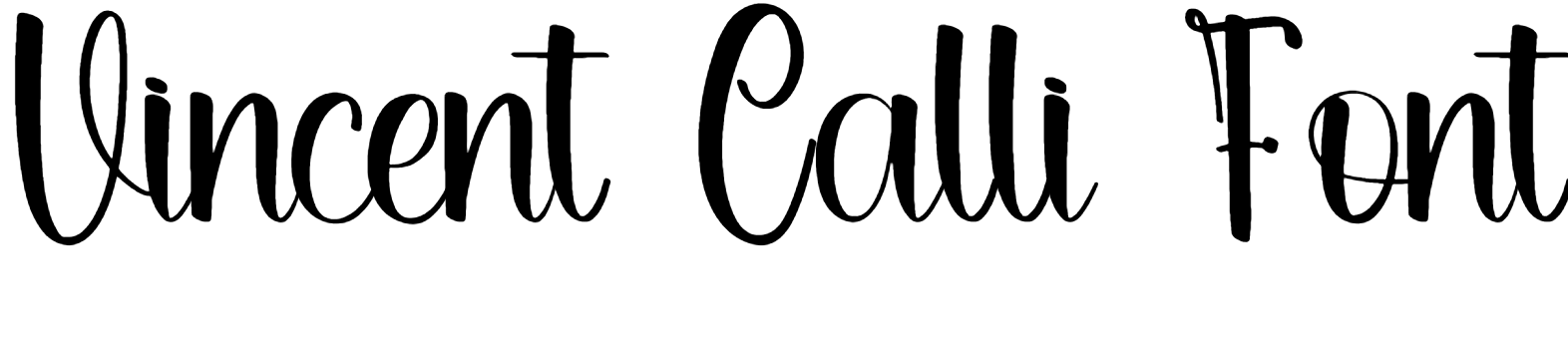 Vincent Calli Font Download
