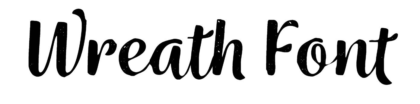 Wreath Font Download