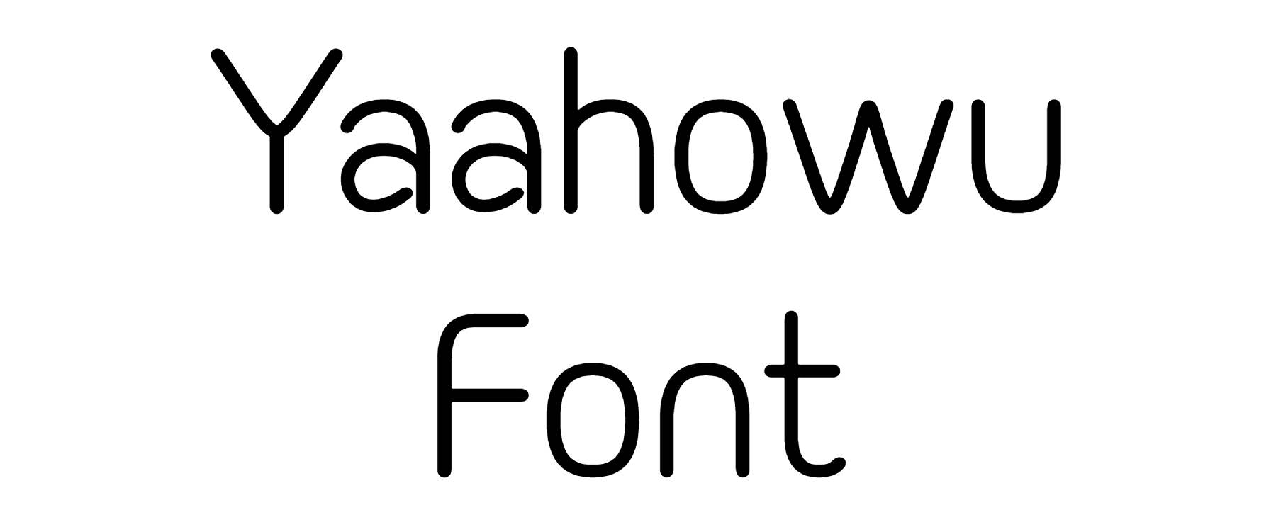 Yaahowu Font Download