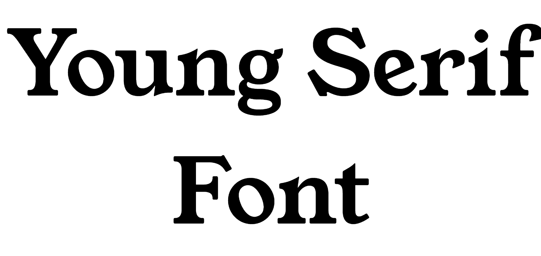 Young Serif Font Download