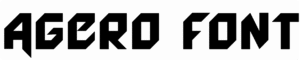 Agero Font Download