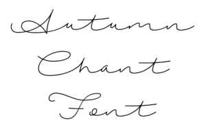 Autumn Chant Font Download