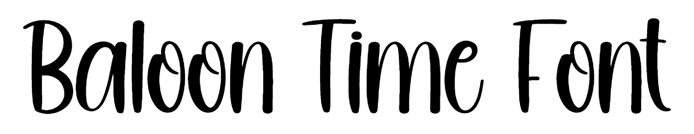 Baloon Time Font Download