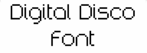 Digital Disco Font Download
