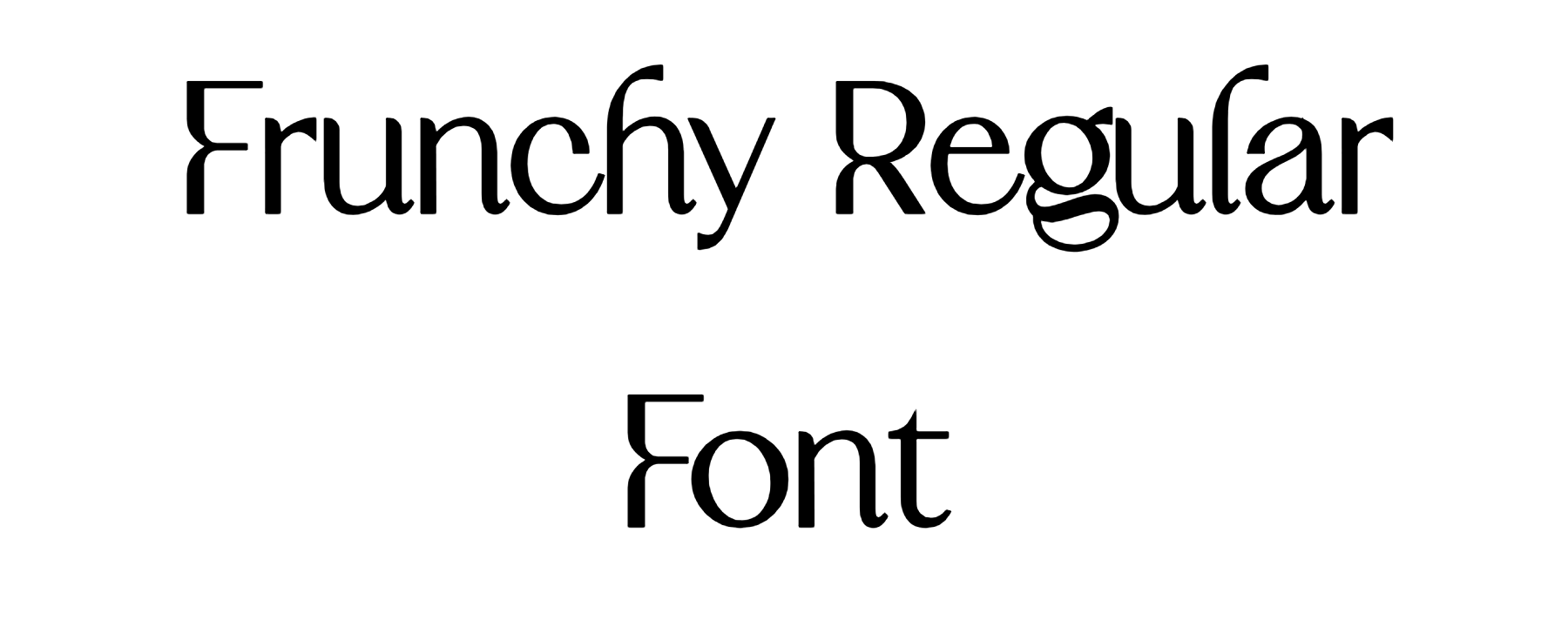 Frunchy Regular Font Download
