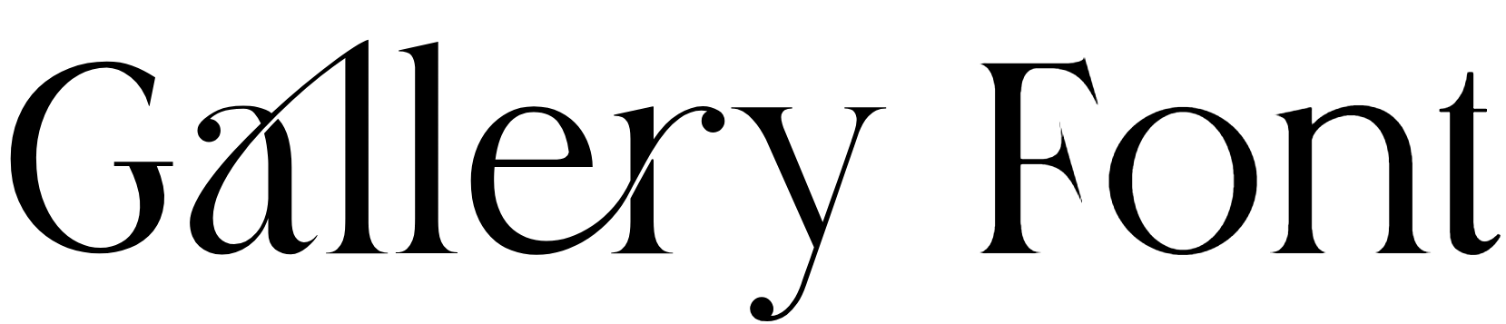 Gallery Font Download