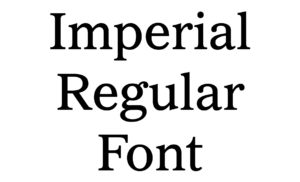 Imperial Regular Font Download
