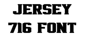 Jersey 716 Font Download