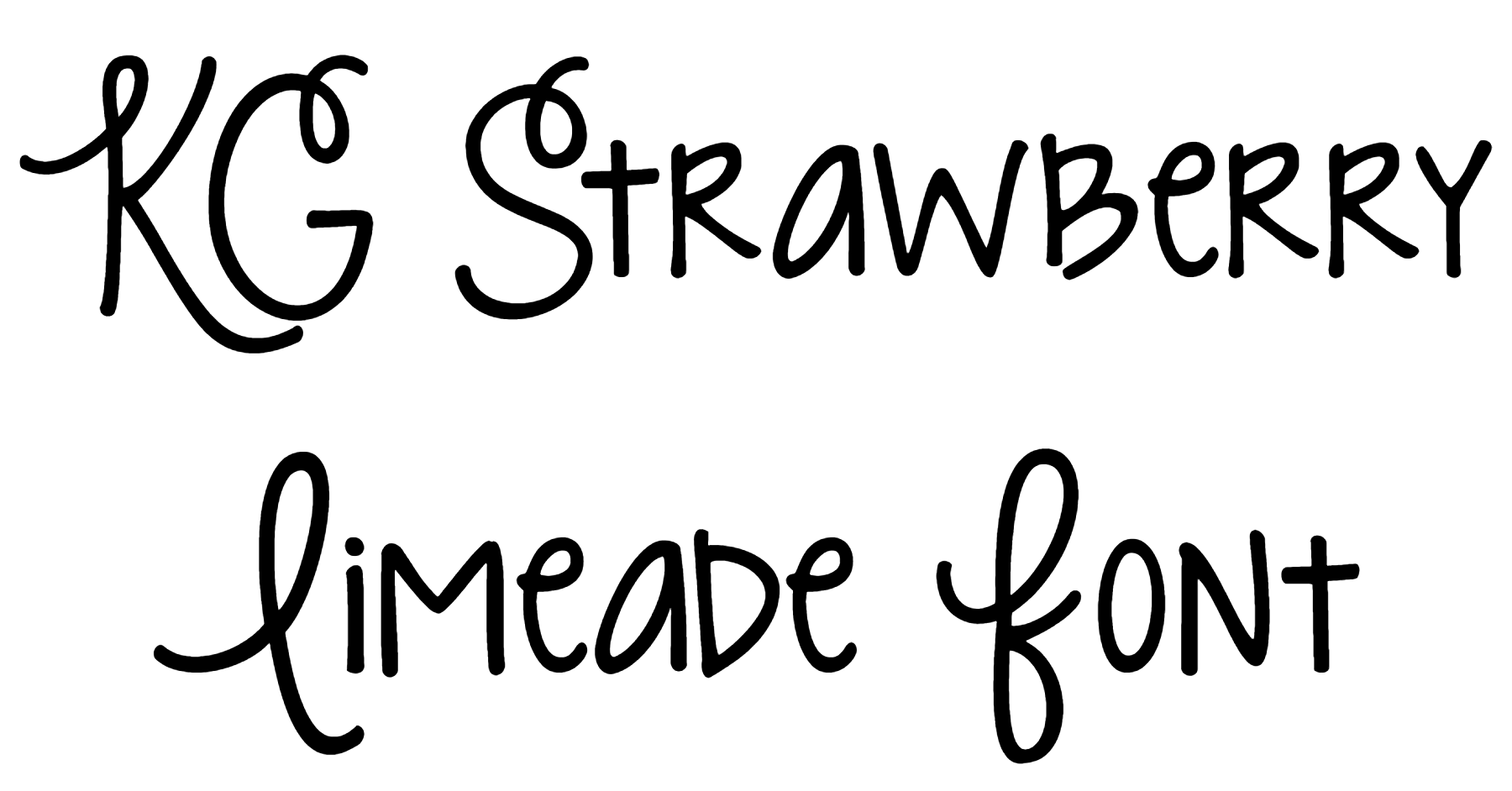 KG Strawberry Limeade Font Download