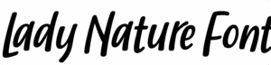 Lady Nature Font Download