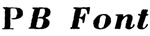 PB Font Download