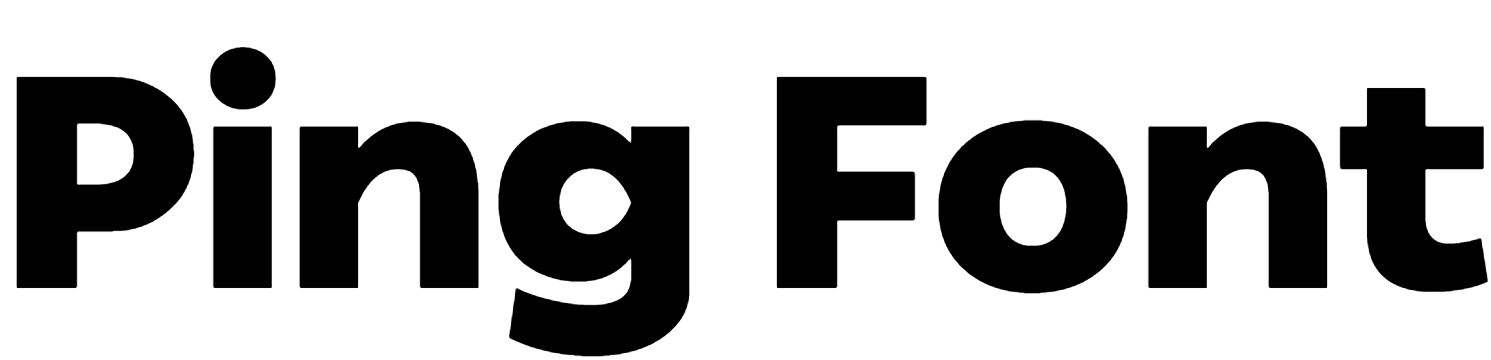Ping Font Download