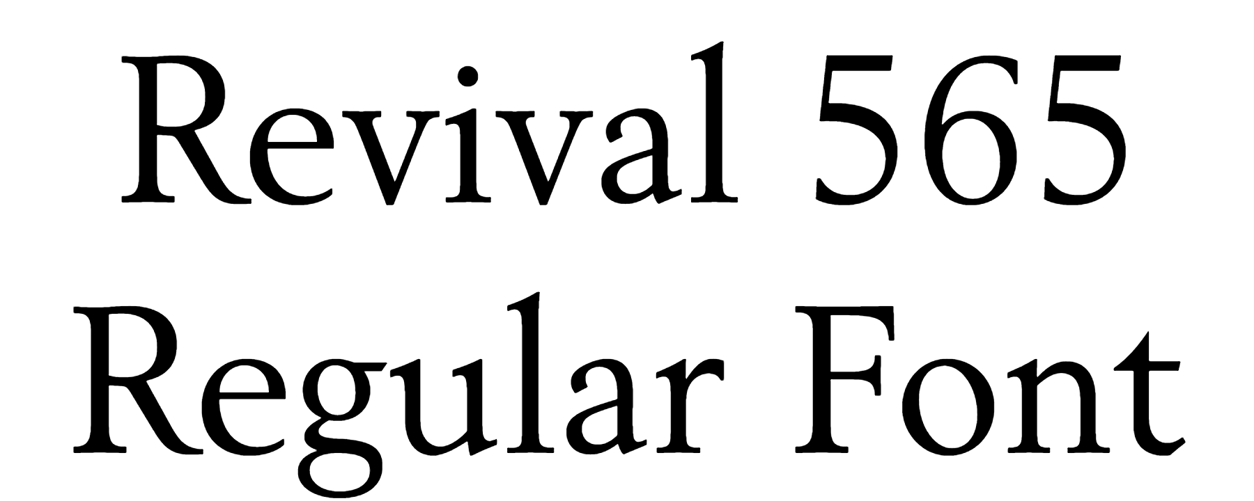 Revival 565 Regular Font Download